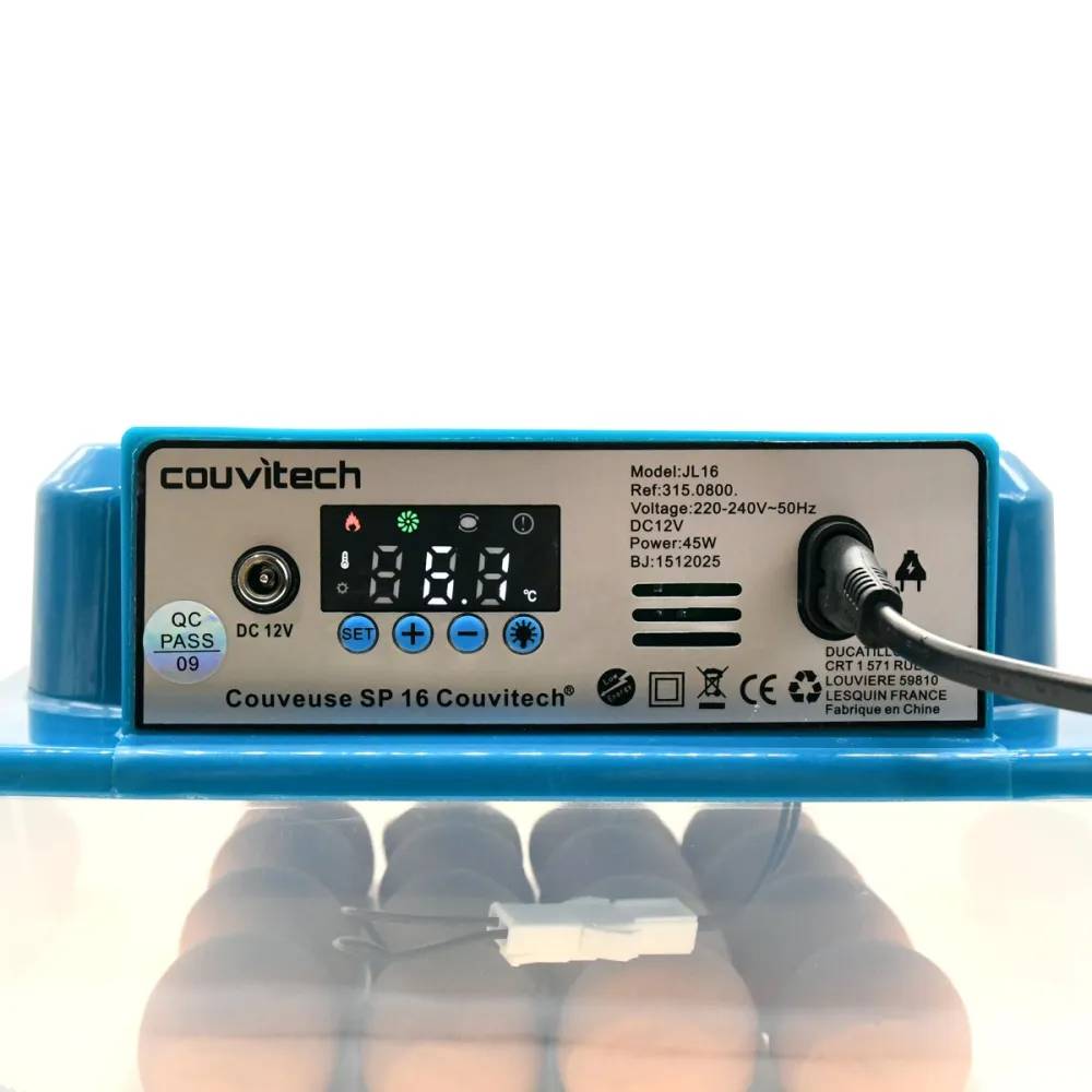 Couveuse automatique Couvitech® SP-16 – 16 œufs - Image 5