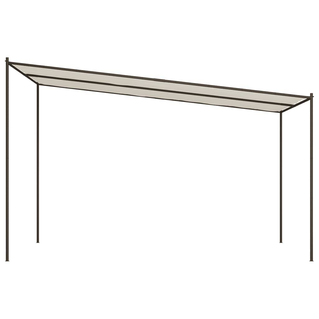 Maison Chic - Pergola Jardin - Tonnelle de jardin - Belvédère blanc 4x4 m 180 g/m² tissu et acier MI112 - Image 4