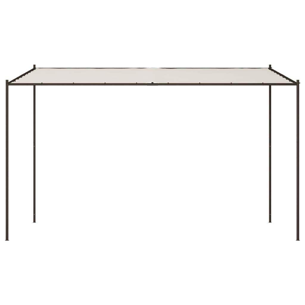 Maison Chic - Pergola Jardin - Tonnelle de jardin - Belvédère blanc 4x4 m 180 g/m² tissu et acier MI112 - Image 3