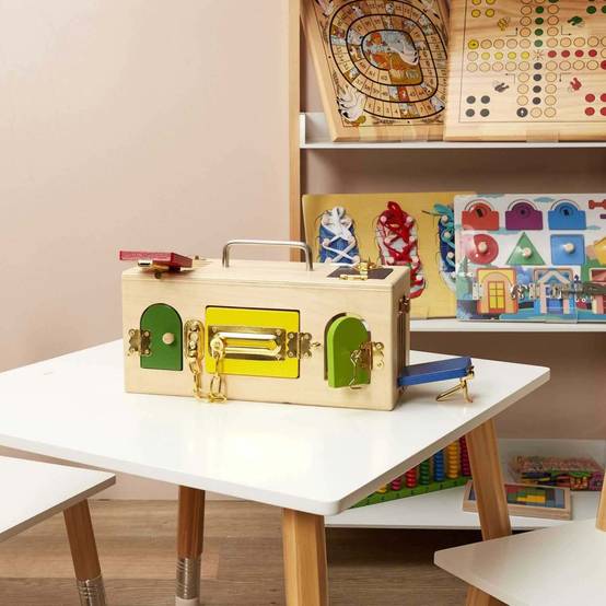 Jeux 2 Momes - Boite d'apprentissage sensoriel Montessori - Image 2