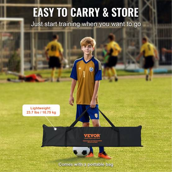Vevor - VEVOR Filet rebond football 366x183cm, rebondisseur, sac portable, entraînement passes, volley. - Image 5