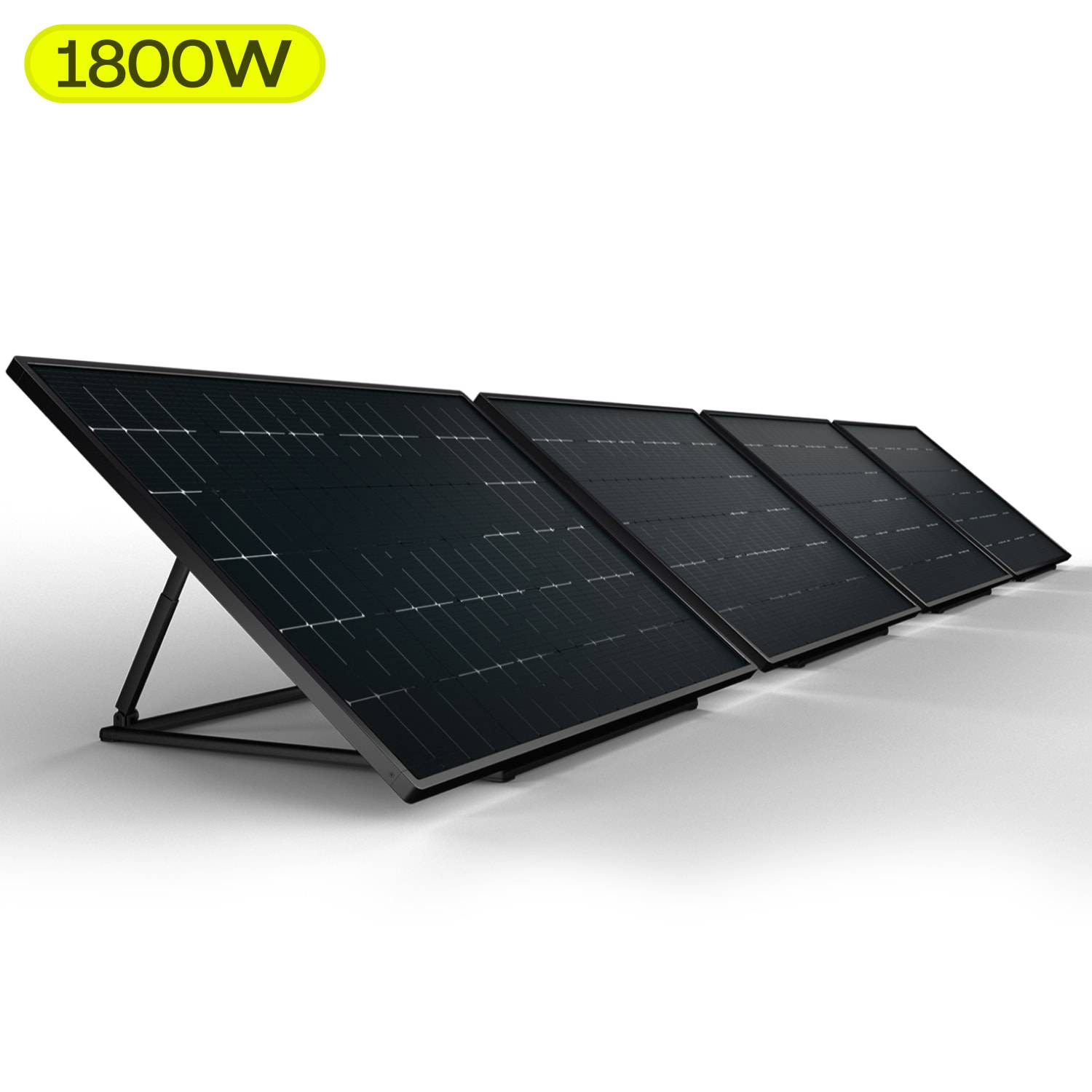 Sunology PLAY Max - Kit 4 panneaux solaires avec batterie (option) 1800W bifacial – Stations solaires livrées assemblées – Installation au sol ou mur - Imagen 1