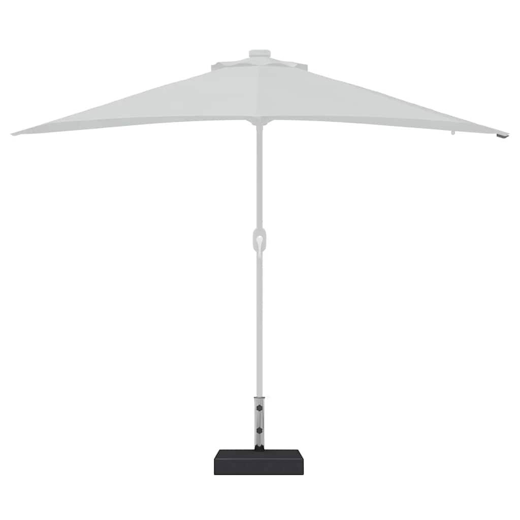 Vidaxl - Socle de parasol rectangulaire Granite 25 kg Noir vidaXL 45067 - Image 4