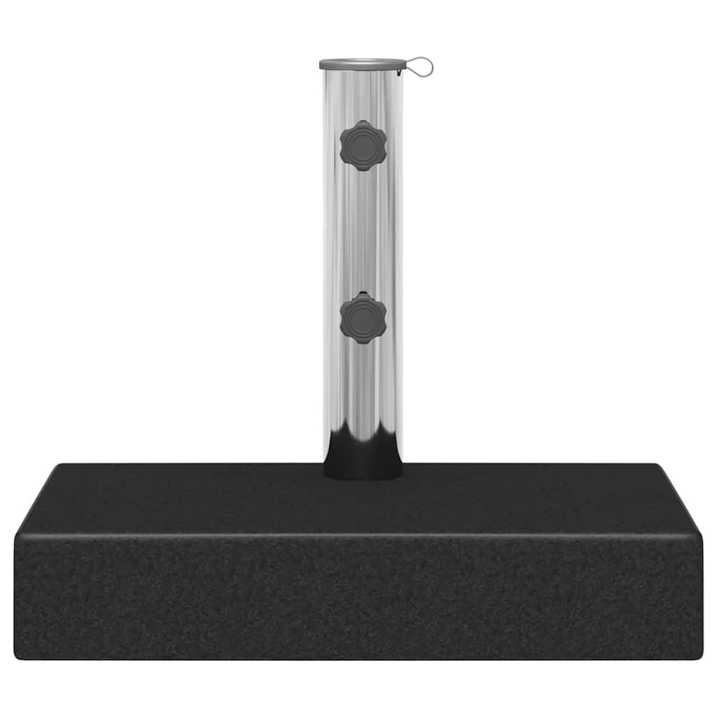 Vidaxl - Socle de parasol rectangulaire Granite 25 kg Noir vidaXL 45067 - Image 5