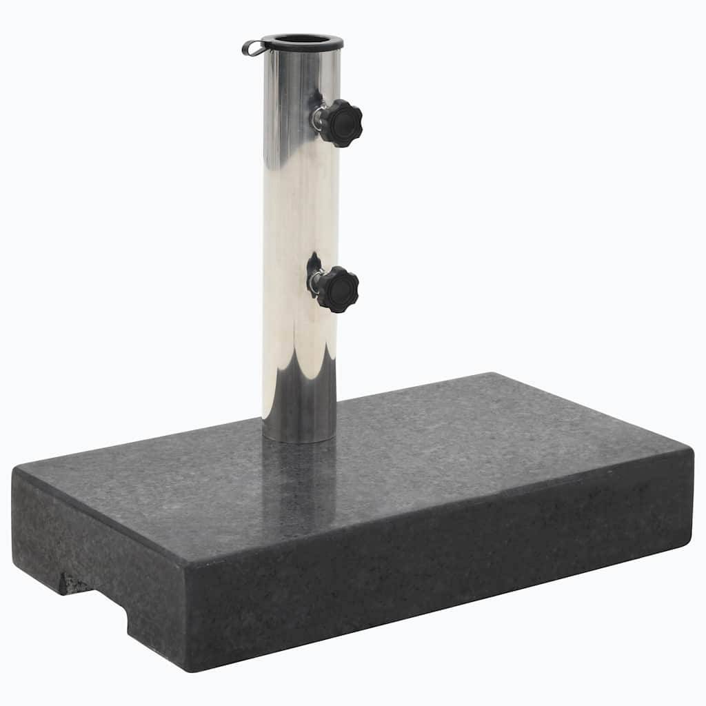 Vidaxl - Socle de parasol rectangulaire Granite 25 kg Noir vidaXL 45067 - Image 1