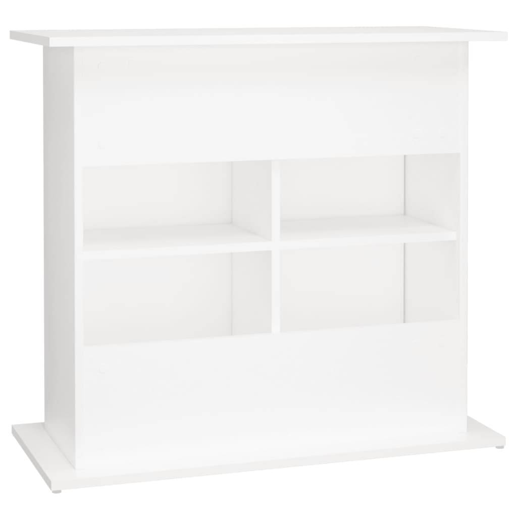 Meuble pour Aquarium Bois d'Ingénierie avec Portes de Rangement 81x36x73 cm Blanc - ComfortXL Outdoor Living - Image 8