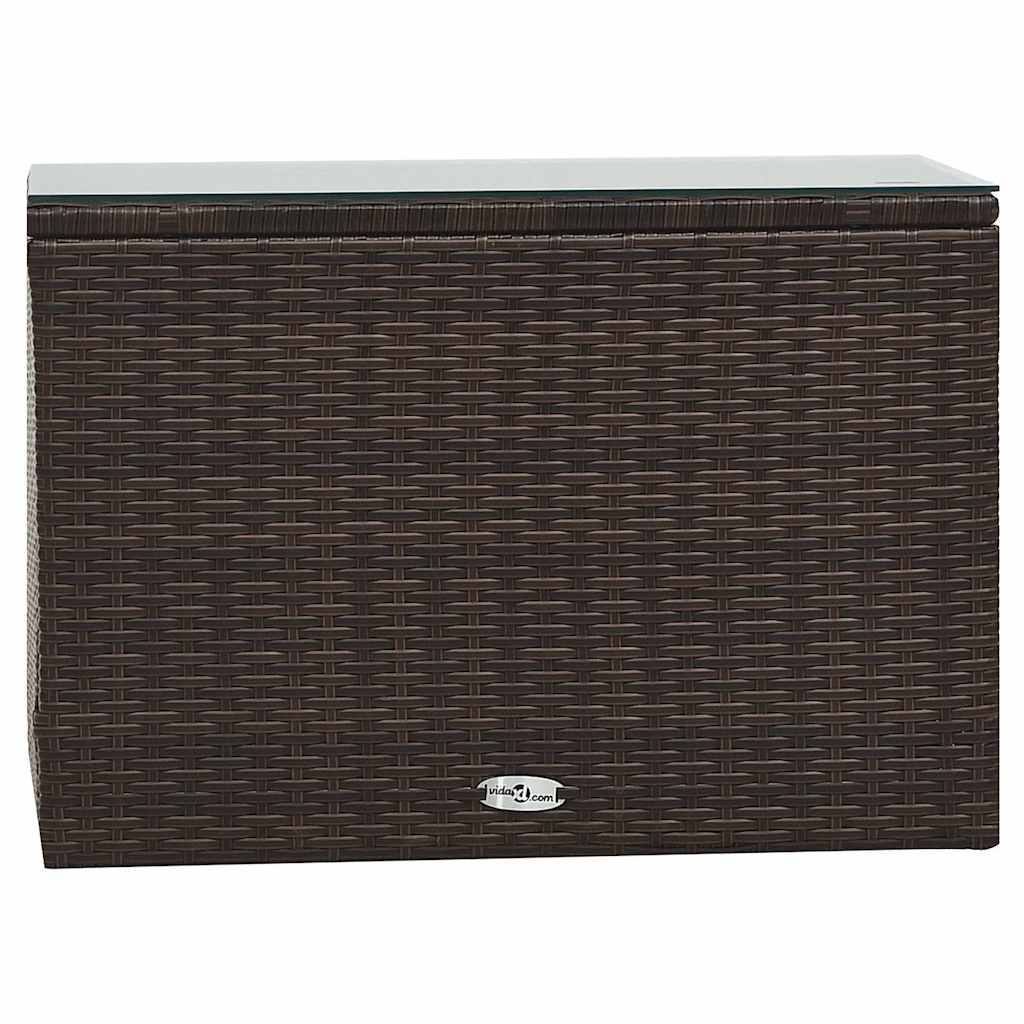 Vidaxl - Salon de jardin 5 pcs avec coussins Résine tressée Marron vidaXL 47812 - Imagen 6