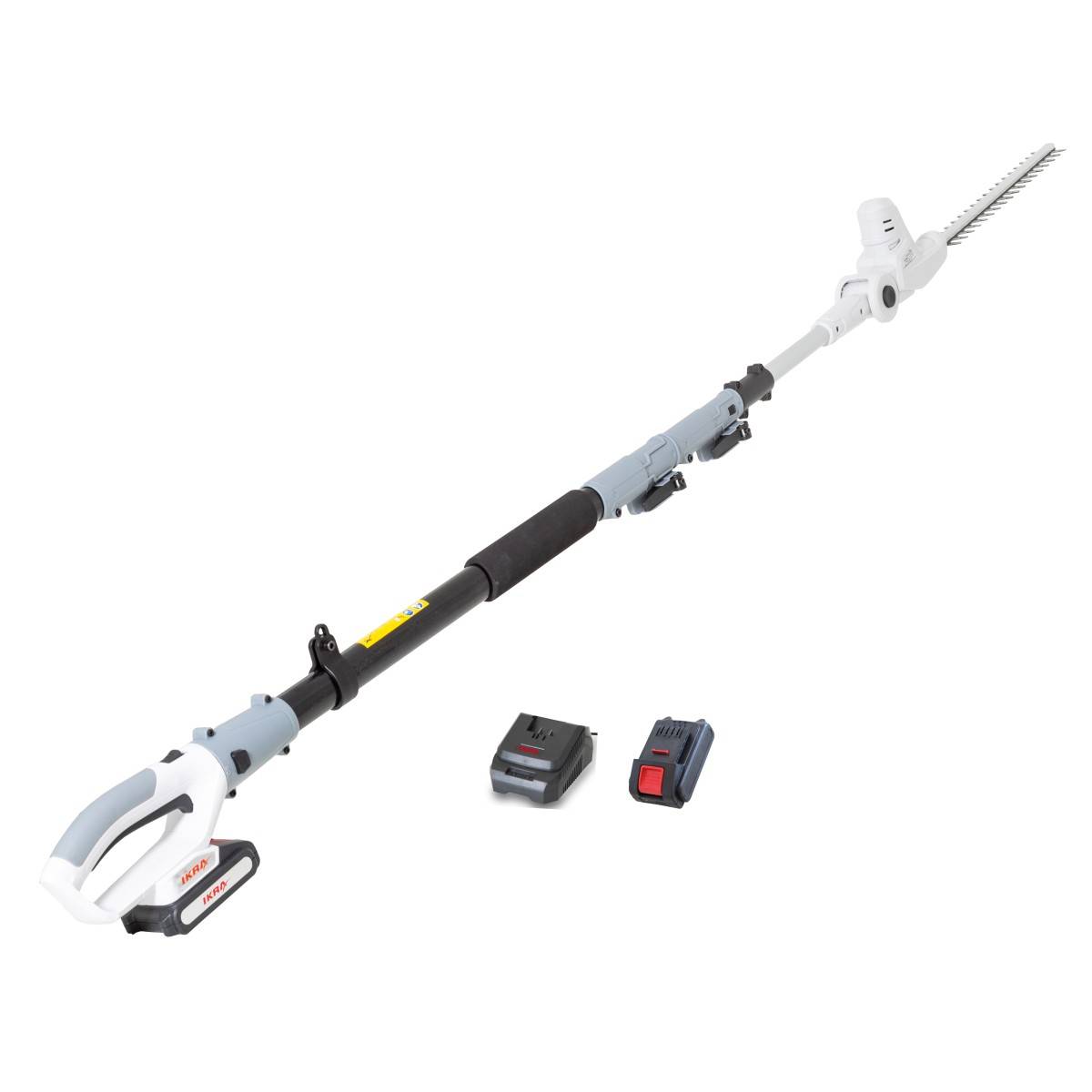 Taille haie téléscopique 20V - Longueur de coupe 40 cm - Batterie lithium 2.0Ah Chargeur 20V IKRA - Image 8