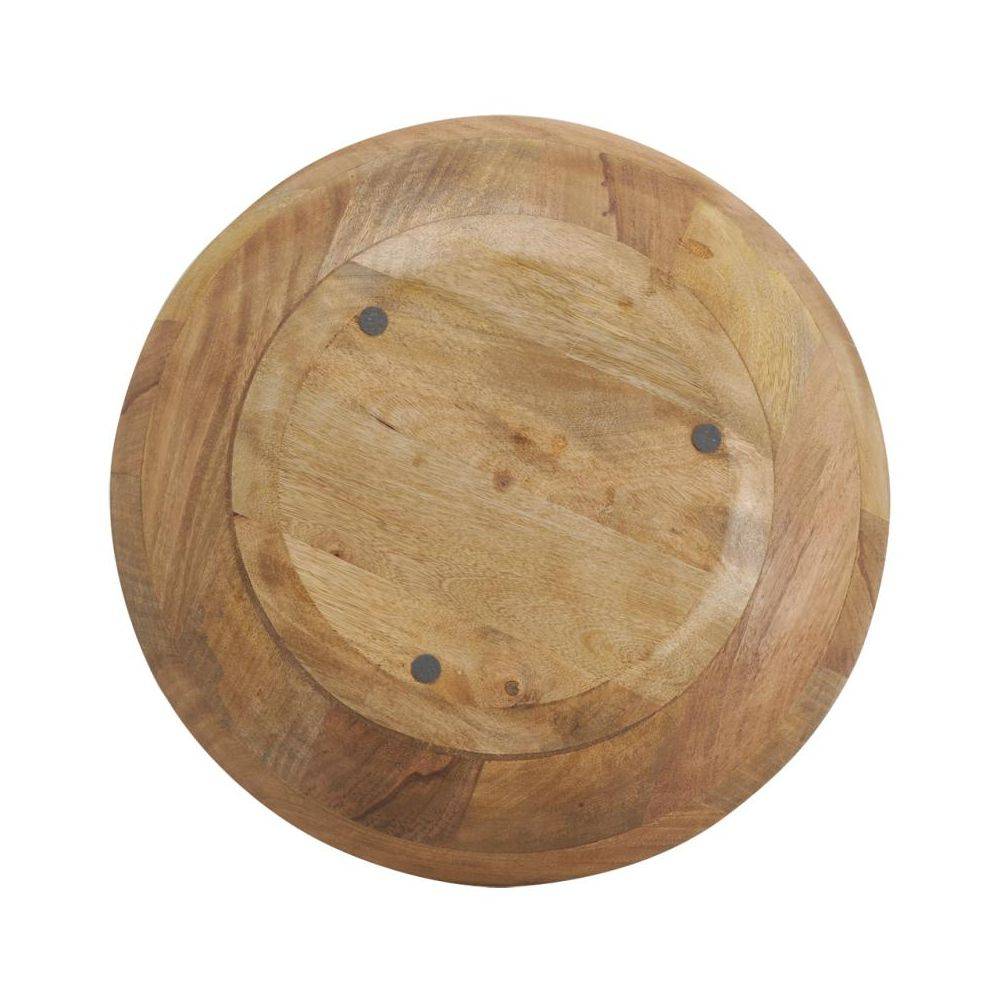 Aubry Gaspard - Grande corbeille en bois de manguier et résine - Olives Plat - Imagen 3