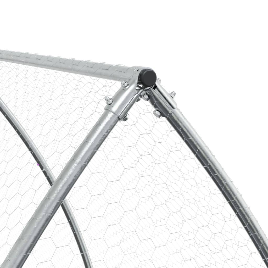 Vidaxl - Clapier argenté 105x600x120 cm acier galvanisé vidaXL 3281529 - Image 8