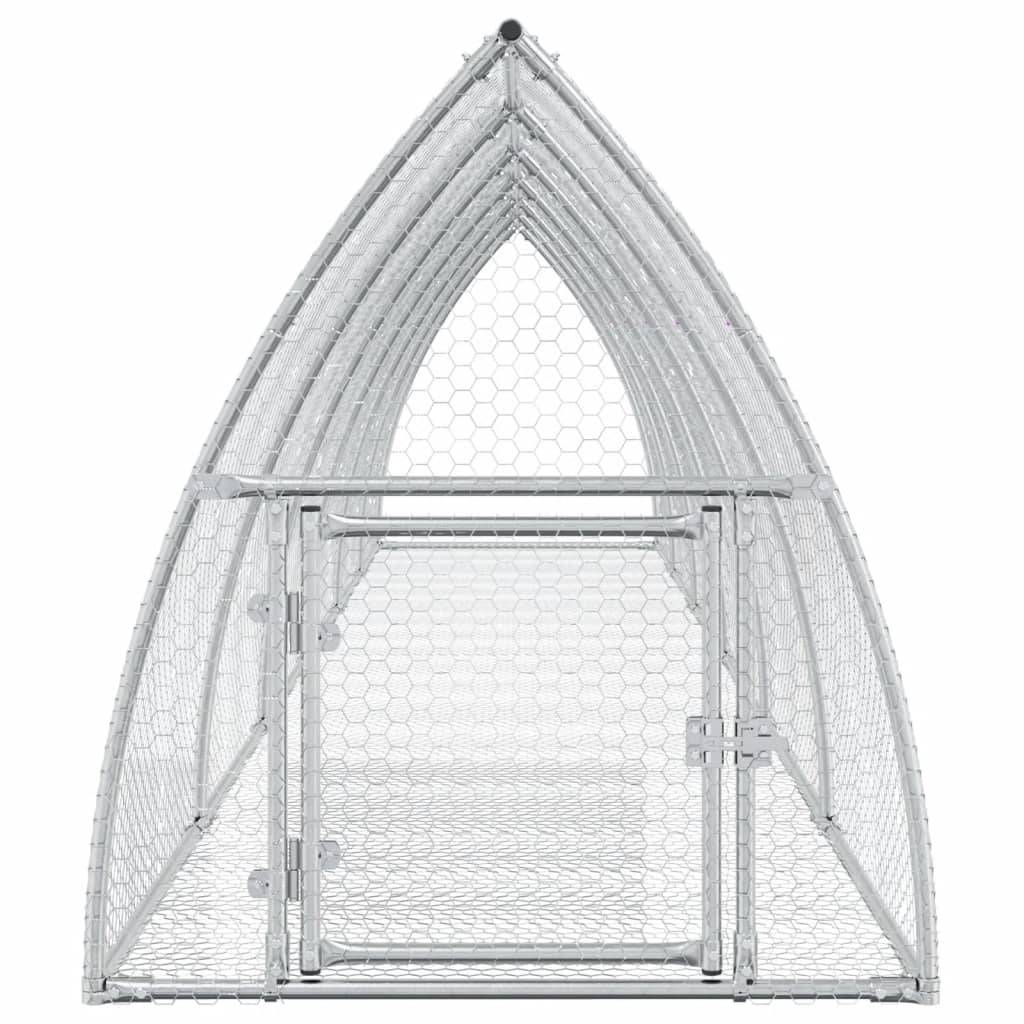 Vidaxl - Clapier argenté 105x600x120 cm acier galvanisé vidaXL 3281529 - Image 10