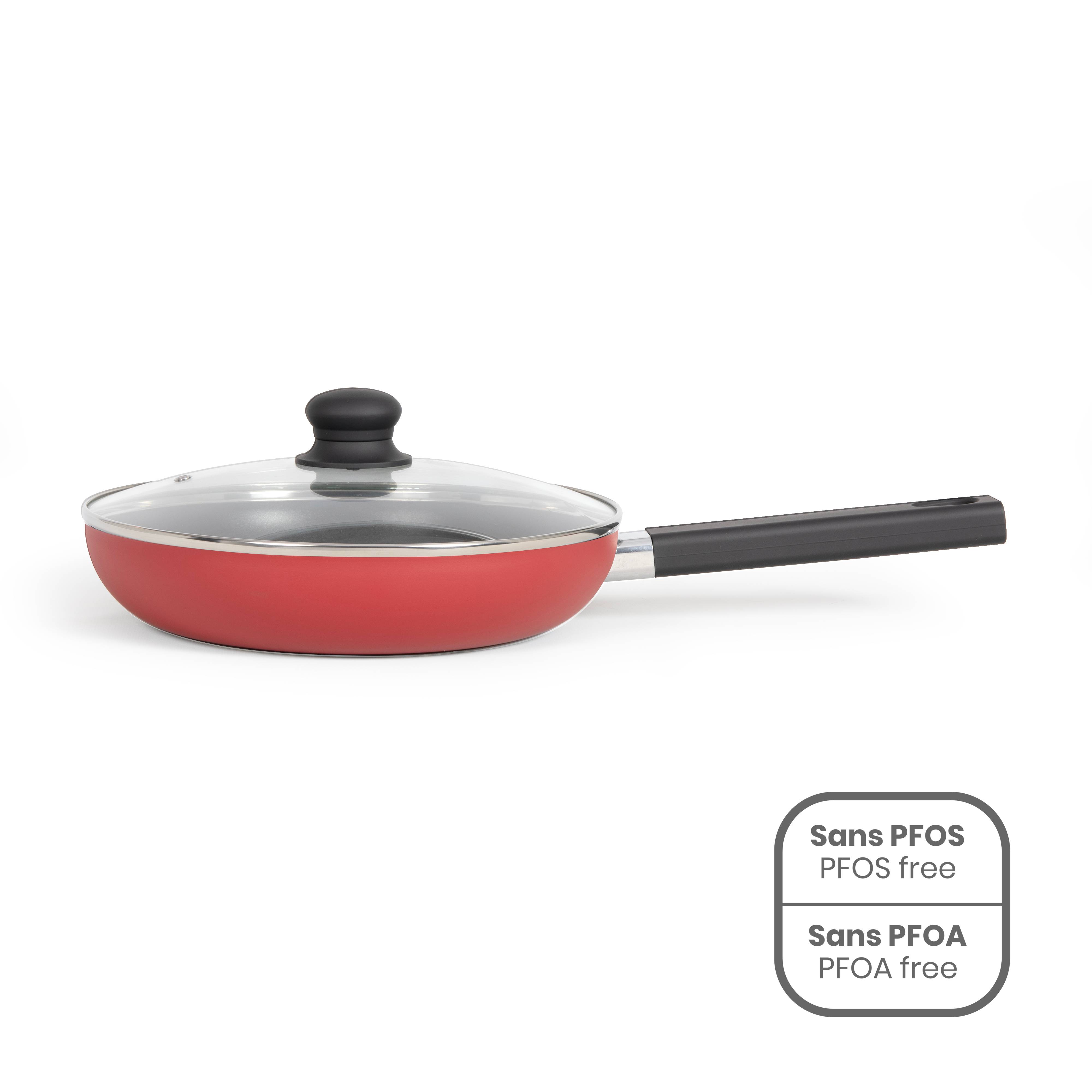Livoo - Sauteuse antiadhésif 26cm avec couvercle MEP153R Livoo - Imagen 1
