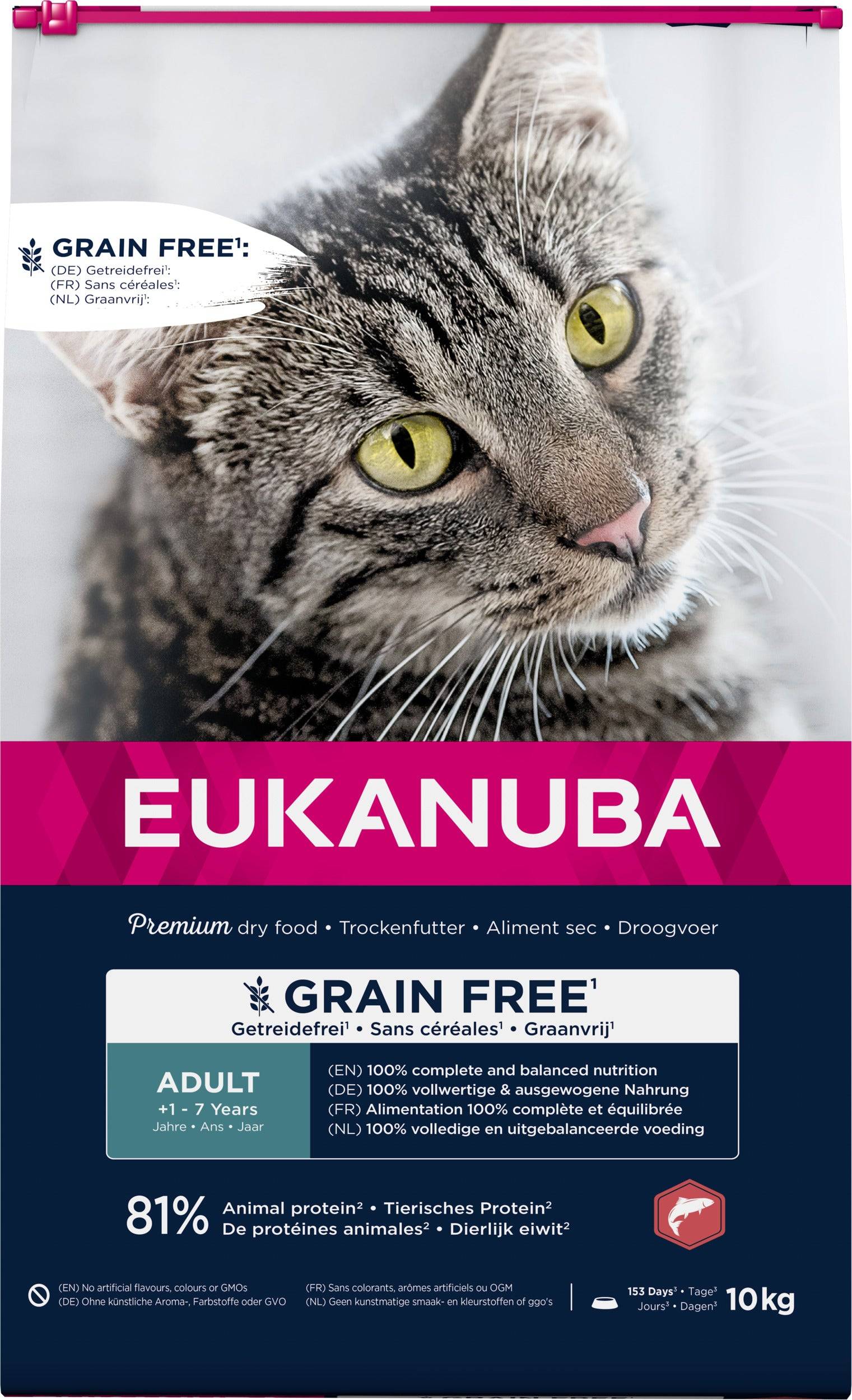 Eukanuba - Eukanuba - Croquettes Sans Céréales au Saumon pour Chat - Image 1