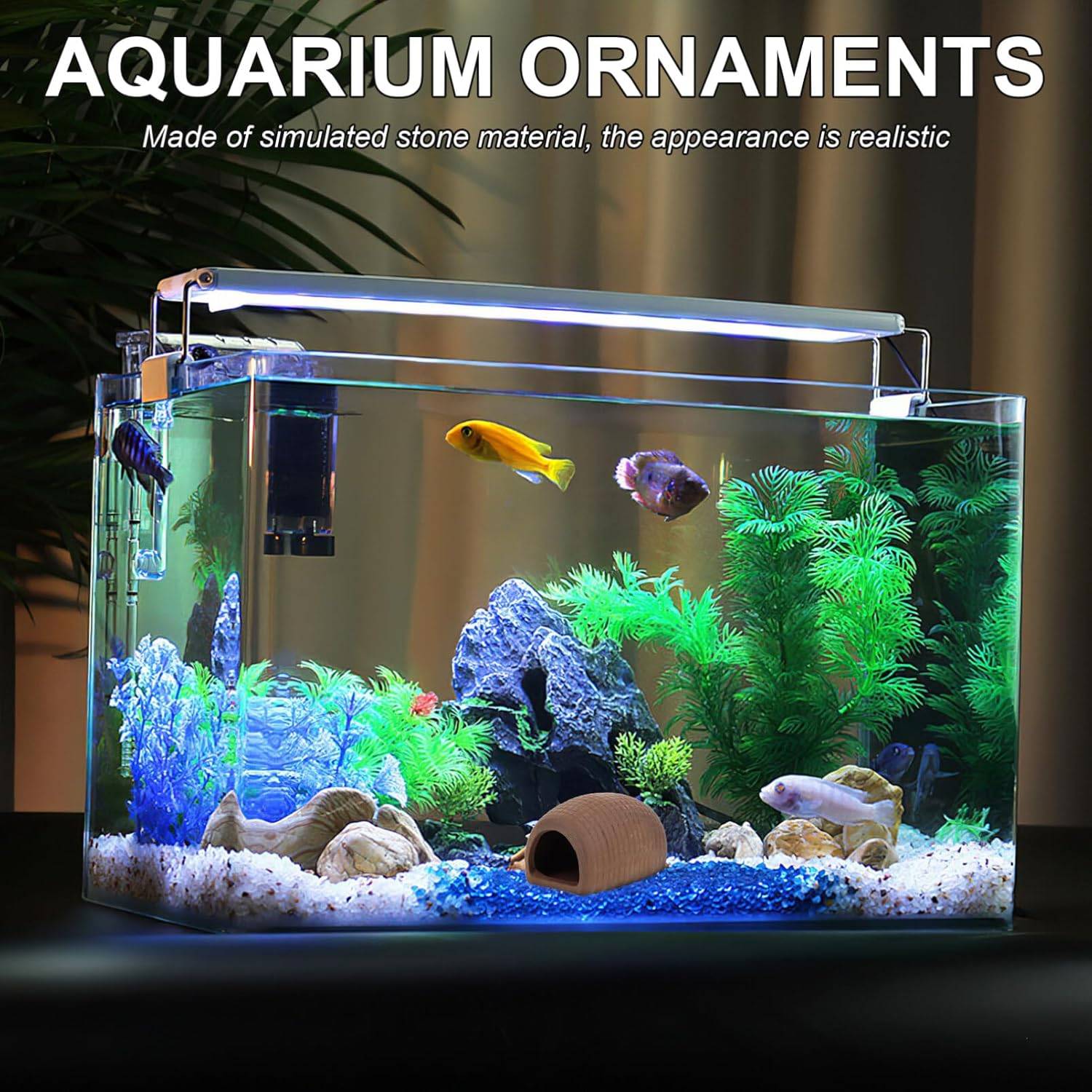 3 Ornements Céramique pour Aquarium - Cachette Sûre DtopbuyAge - Image 4
