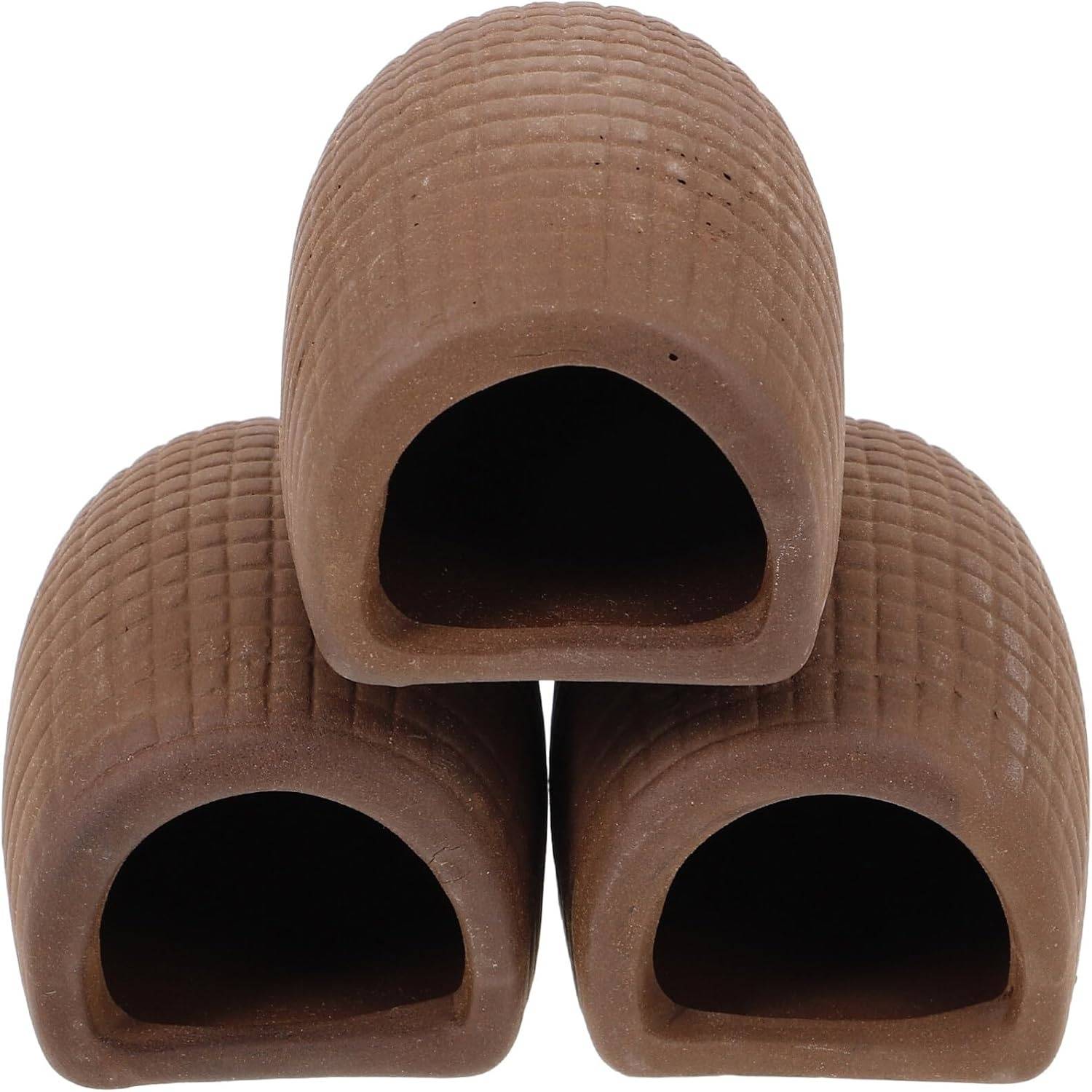 3 Ornements Céramique pour Aquarium - Cachette Sûre DtopbuyAge - Image 1
