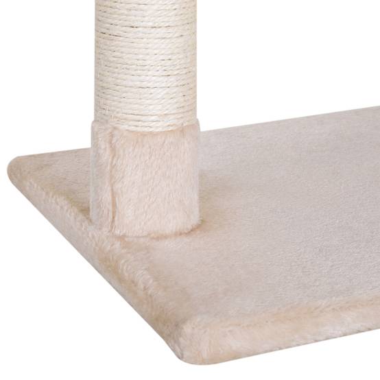 Arbre à chat sisal et peluche beige 50 x 36 x 70 cm - PANGIVO - Image 10