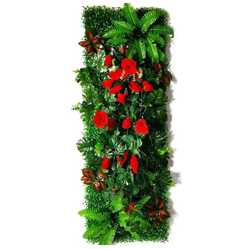 Panneau mural décoratif en plantes artificielles 40x121 cm - Imagen 1