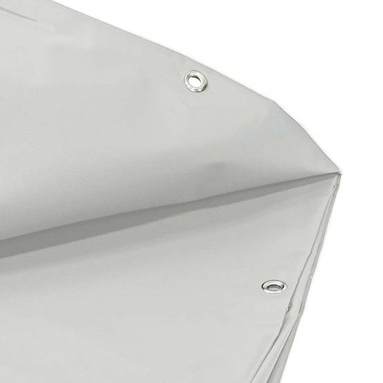 Bâche Brise Vue Blanche 2x3 m XP640BV - Garantie 10 ans - Brise vent occultant - Pare vue jardin - Made in France TECPLAST - Imagen 6