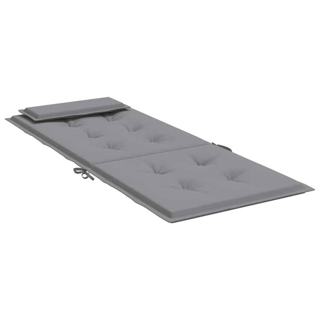 ComfortXL - Lot de 6 Coussins pour Chaise de Jardin Dossier Haut Tissu Oxford Imperméable Salon de Jardin Gris 120x50cm – ComfortXL Outdoor Living - Image 6