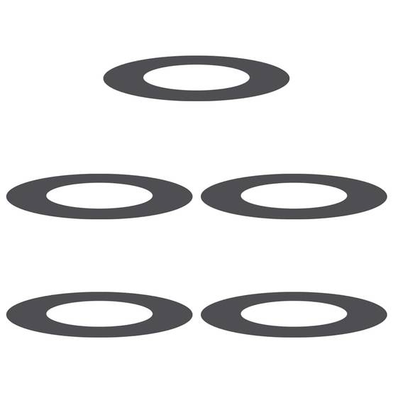 Bordure d'Arbre Carrée Acier pour Jardin Délimitation Pelouse 70x70 cm Noir - ComfortXL Outdoor Living - Image 2