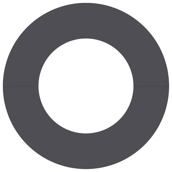 Bordure d'Arbre Carrée Acier pour Jardin Délimitation Pelouse 70x70 cm Noir - ComfortXL Outdoor Living - Image 5
