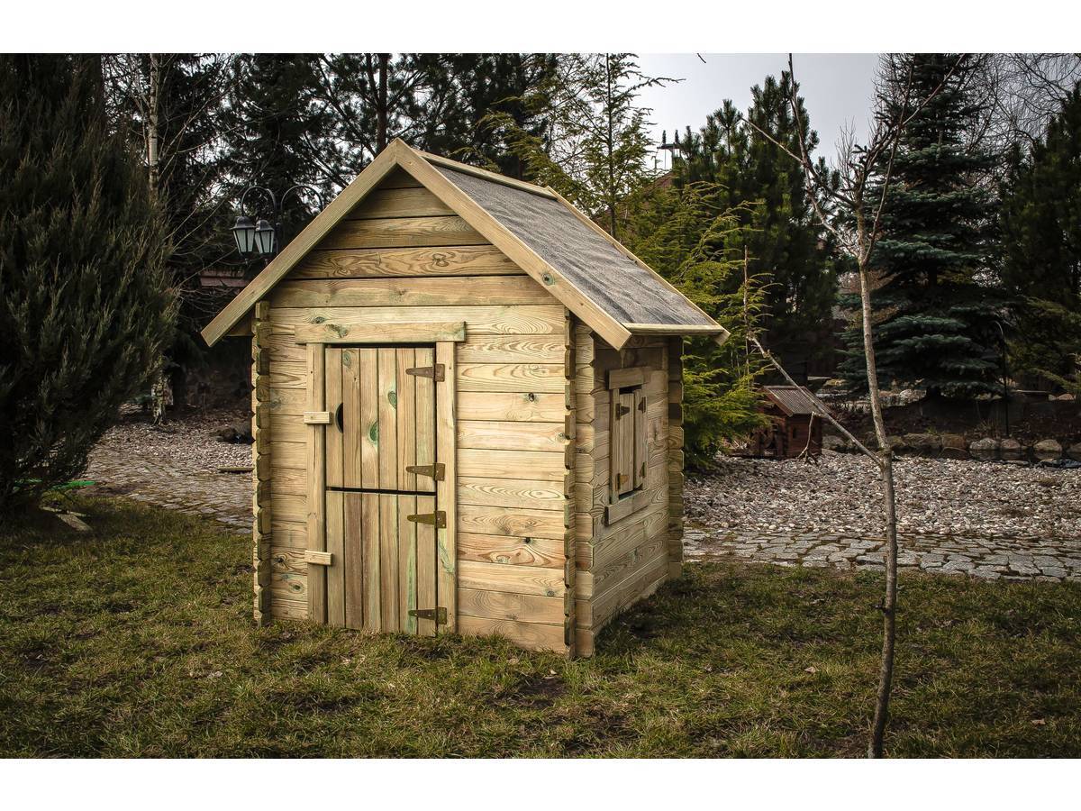 Habitat Et Jardin - Maisonnette En Bois "sophie" - 120 X 120 X 159 Cm -habitat Et Jardin - Imagen 2