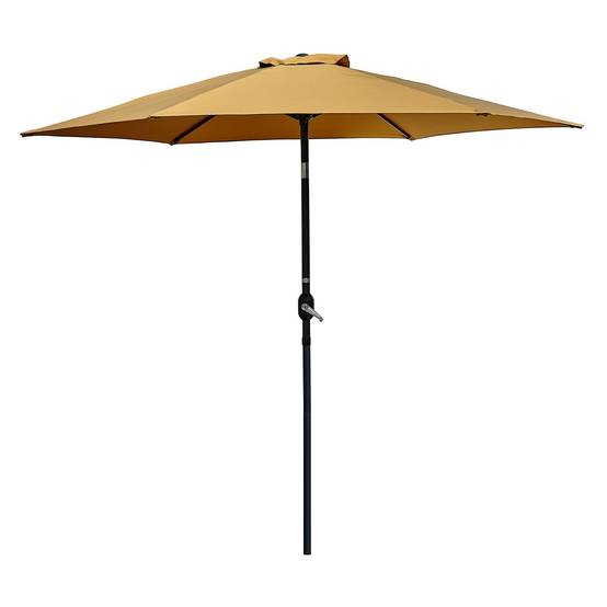 Dcb Garden - Parasol Inclinable à Manivelle "Marbella" 270cm Moutarde - Image 1