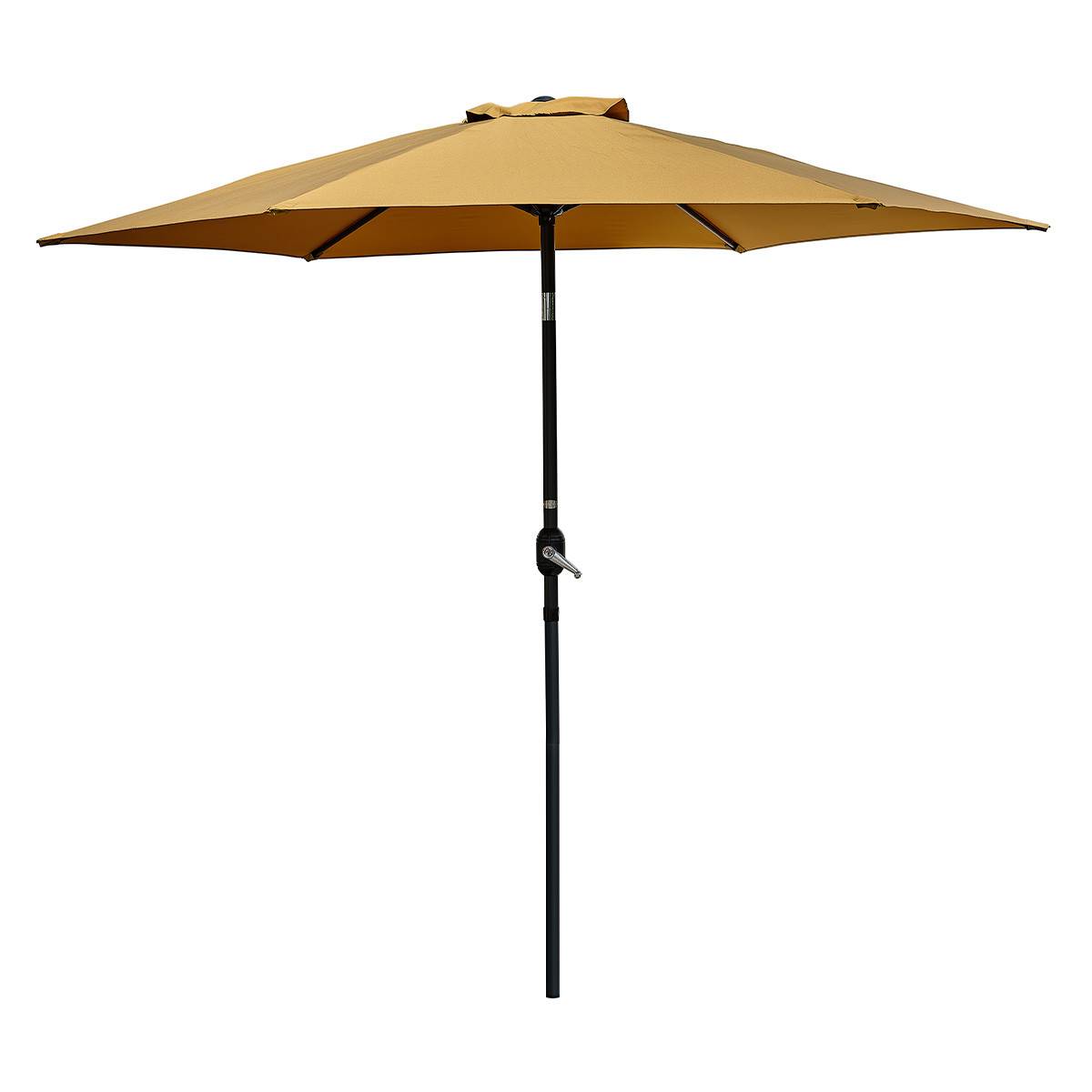 Dcb Garden - Parasol Inclinable à Manivelle "Marbella" 270cm Moutarde - Image 1