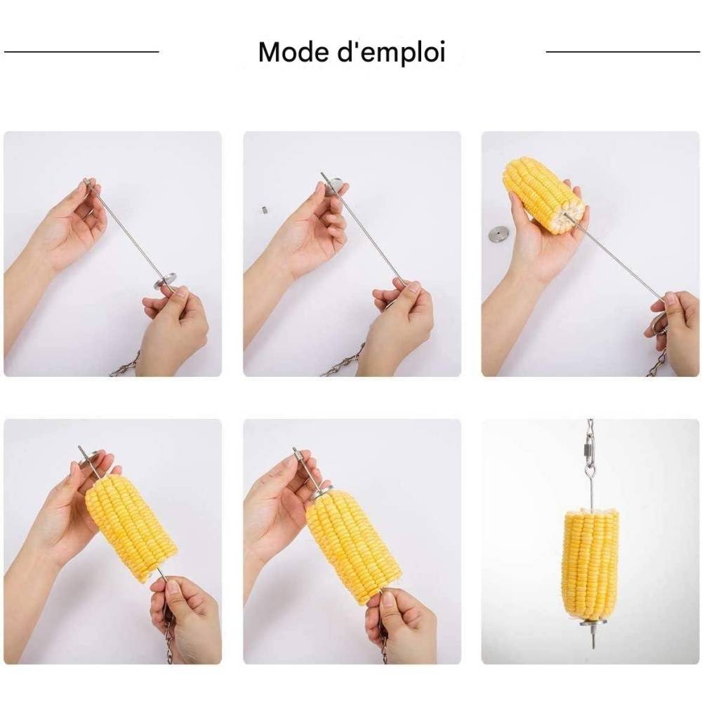 Brochette porte - fruits et mangeoire alimentateur pour Oiseaux - Lytech - Image 3