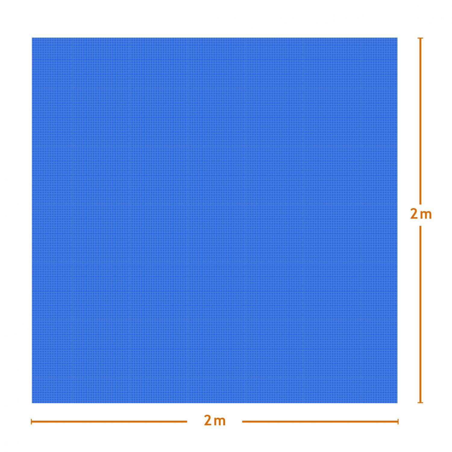 Linxor - Bâche à bulles 2 m x 2 m pour piscine - 300 microns - Bleu - Linxor - Imagen 2