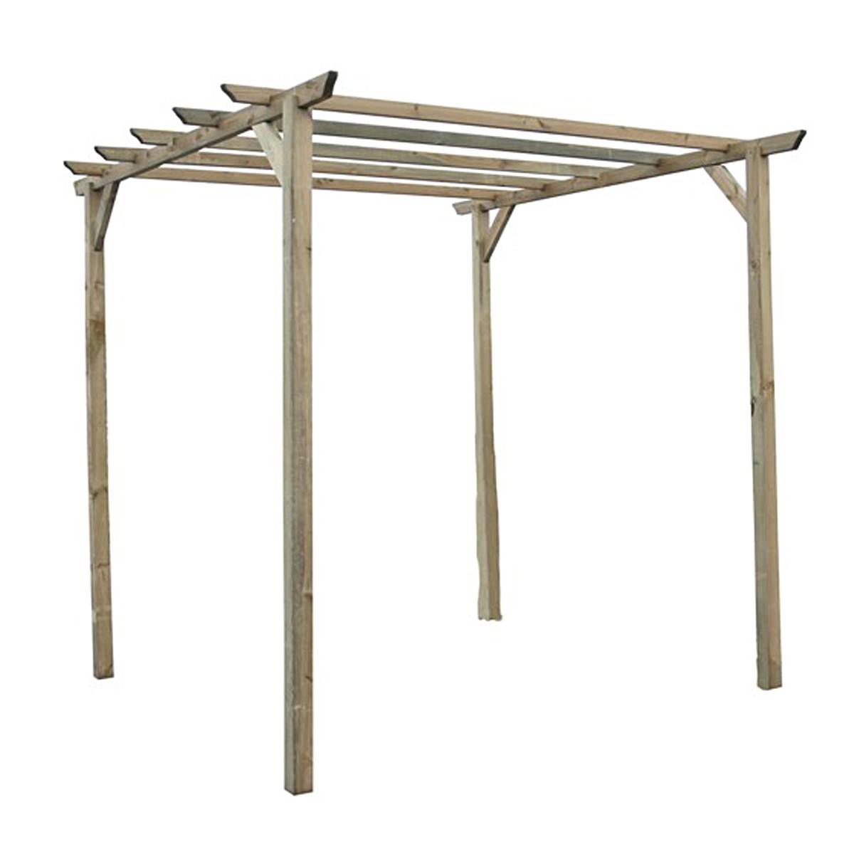 Pergola en bois Cerise - Cémonjardin - Imagen 1