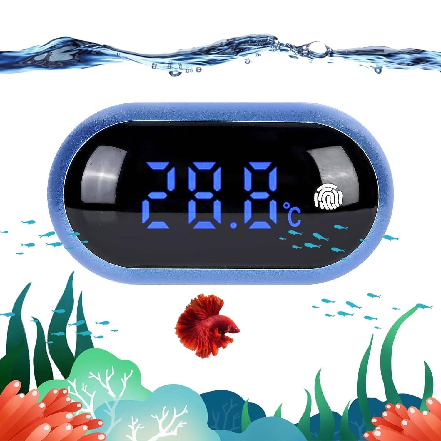 Thermomètre Aquarium LED Tactile - Grand Écran DtopbuyAge - Image 1