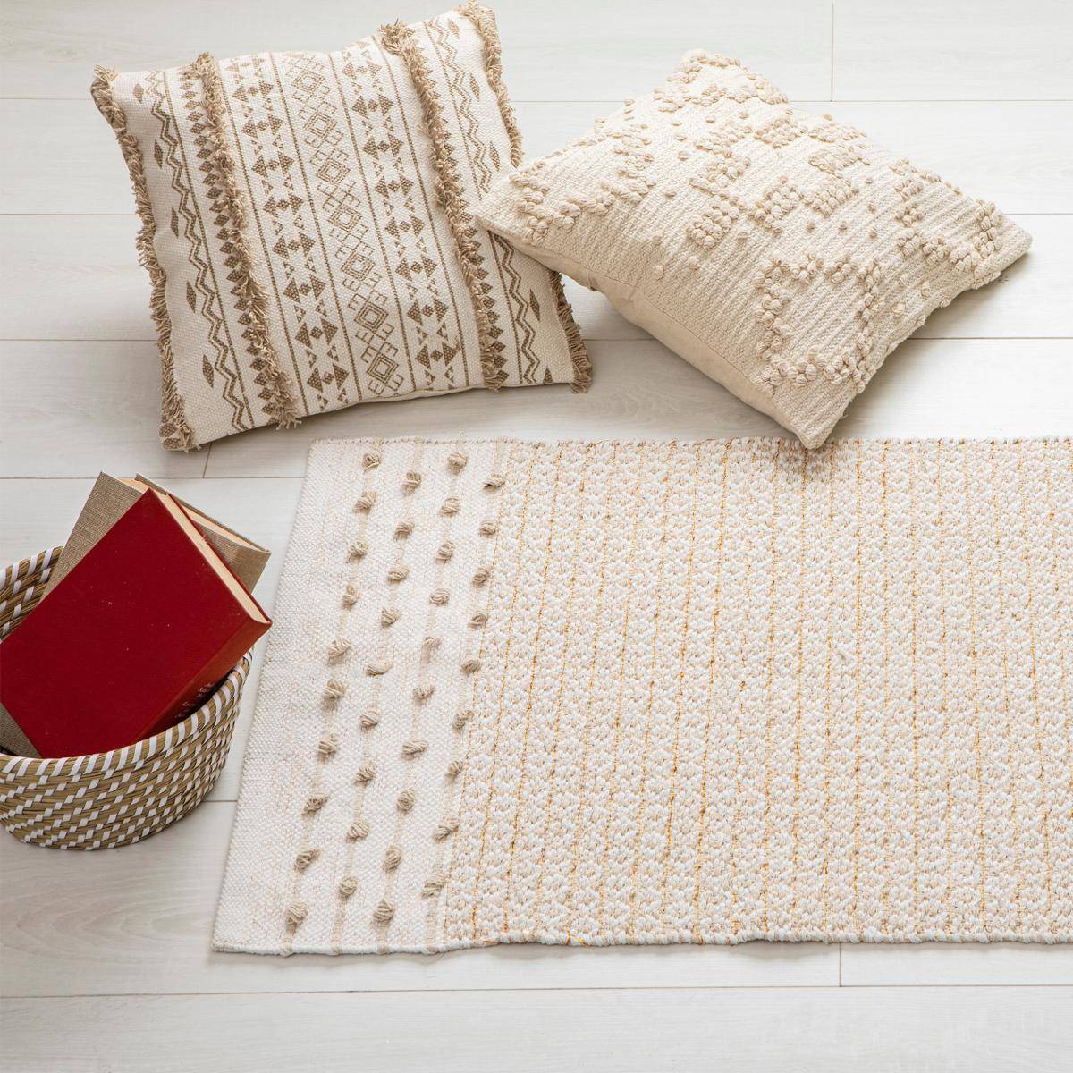 Atmosphera - Tapis "Sabbia" coton 60x90cm - Atmosphera Créateur d'intérieur - Imagen 2
