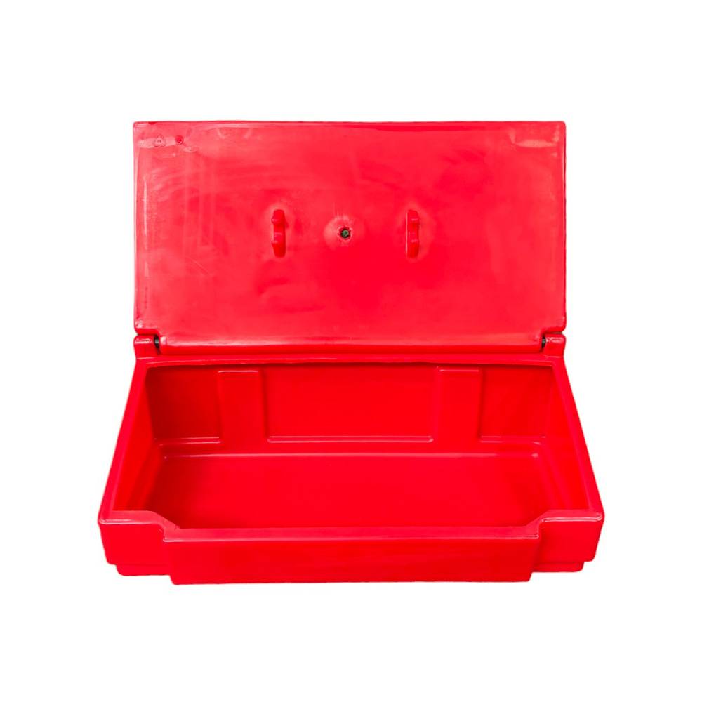 Bac à sable incendie/ à sel de déneigement 50l-lot de 10-plast'up rotomoulage - Imagen 2