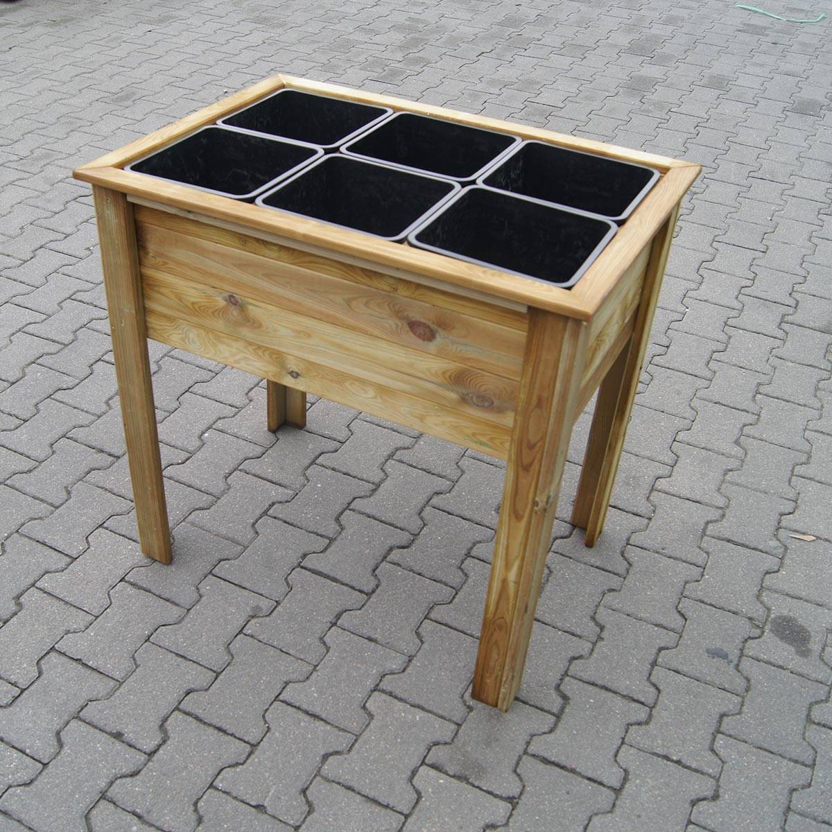 Potager sur pieds avec 6 bacs de séparation - Cémonjardin - Imagen 3