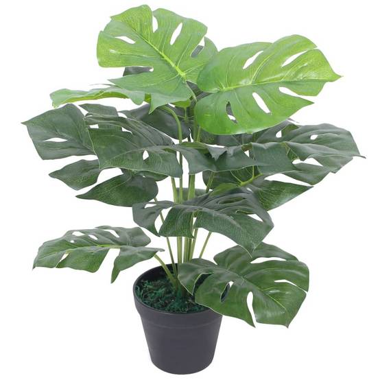 Autre - Plante Monstera artificielle avec pot 45 cm Vert - Image 1