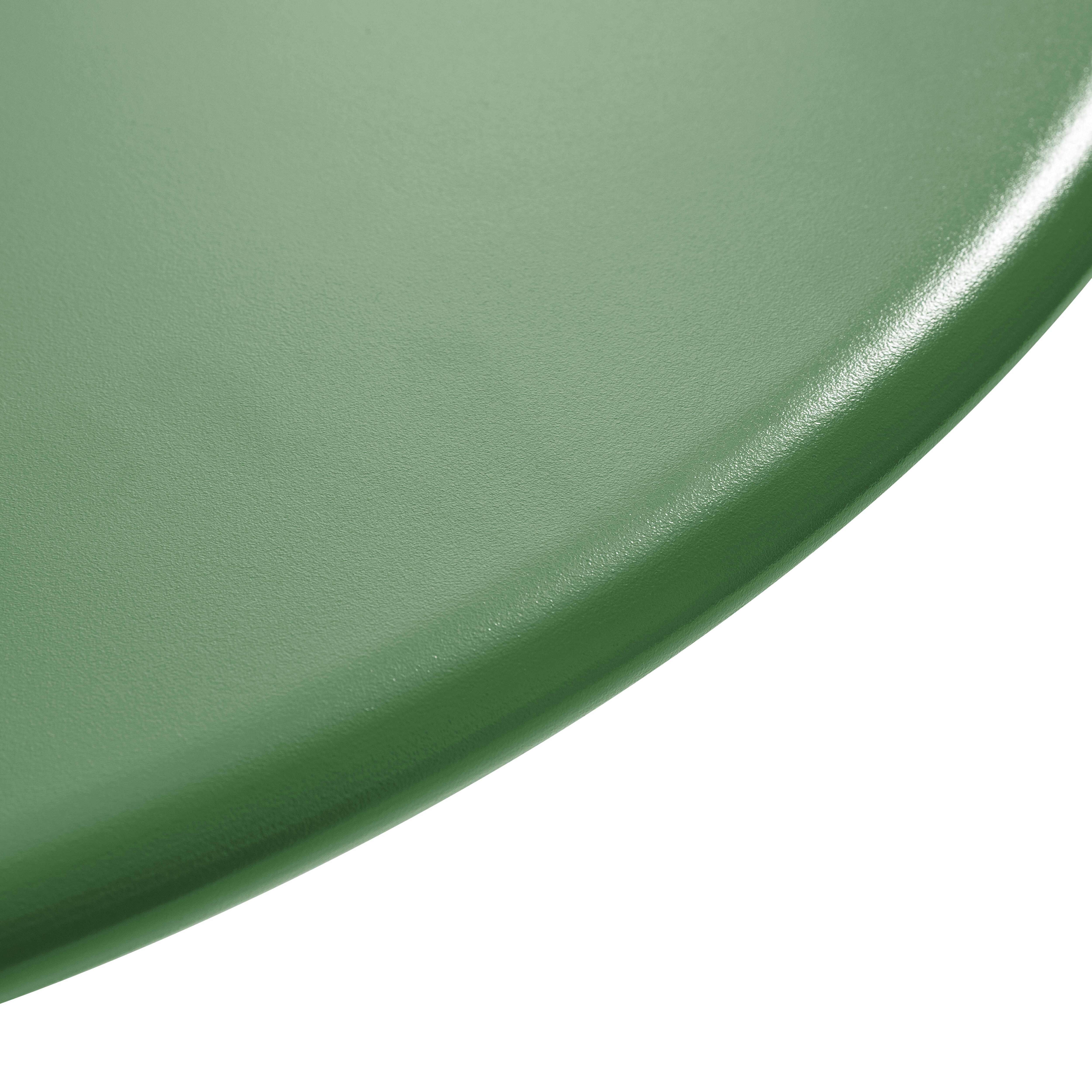 Oviala - Table de jardin ronde bistrot avec plateau rabattable 70cm vert cactus Palavas - Oviala - Image 6