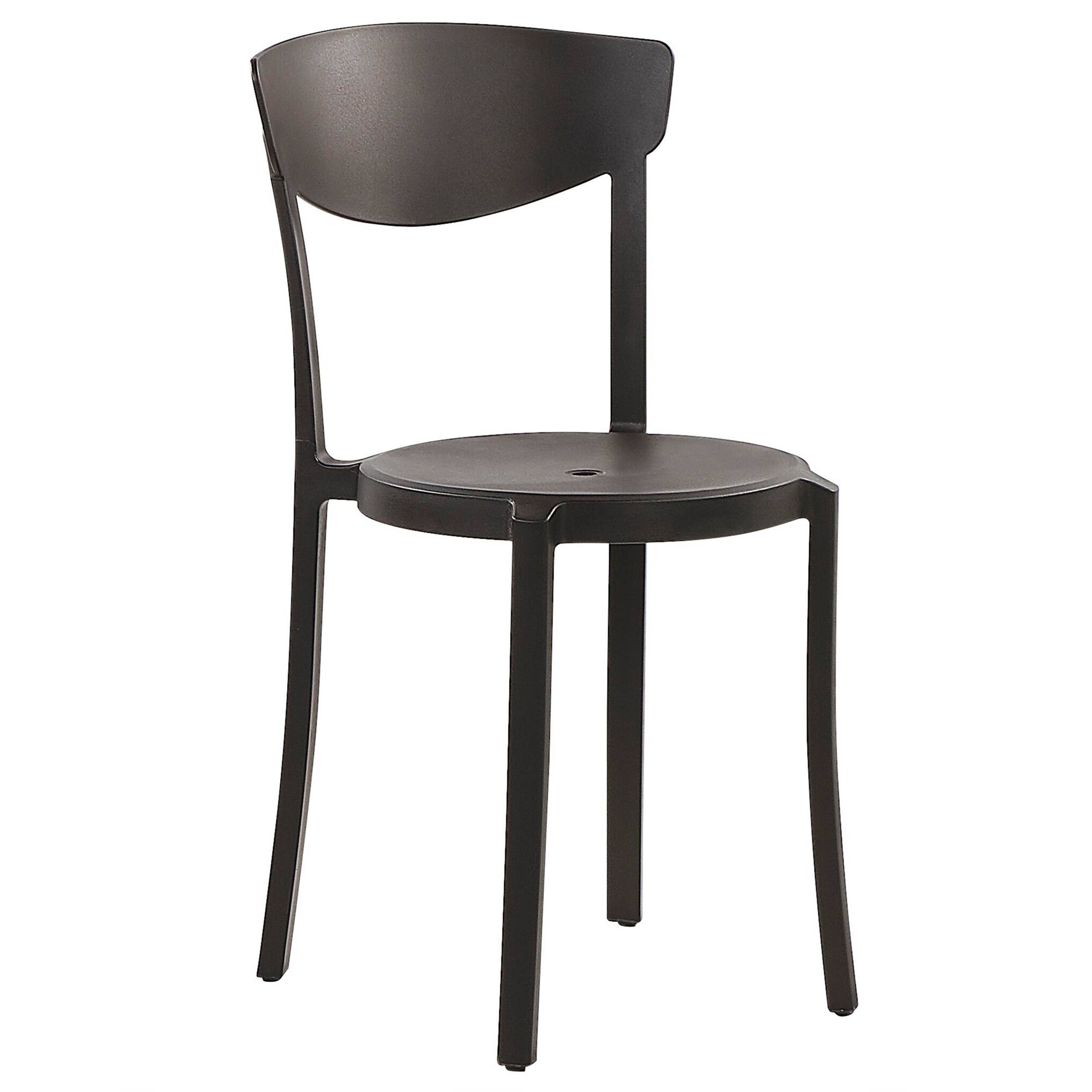 Beliani - Chaise de salle à manger Matière synthétique Noir VIESTE Beliani - Imagen 3