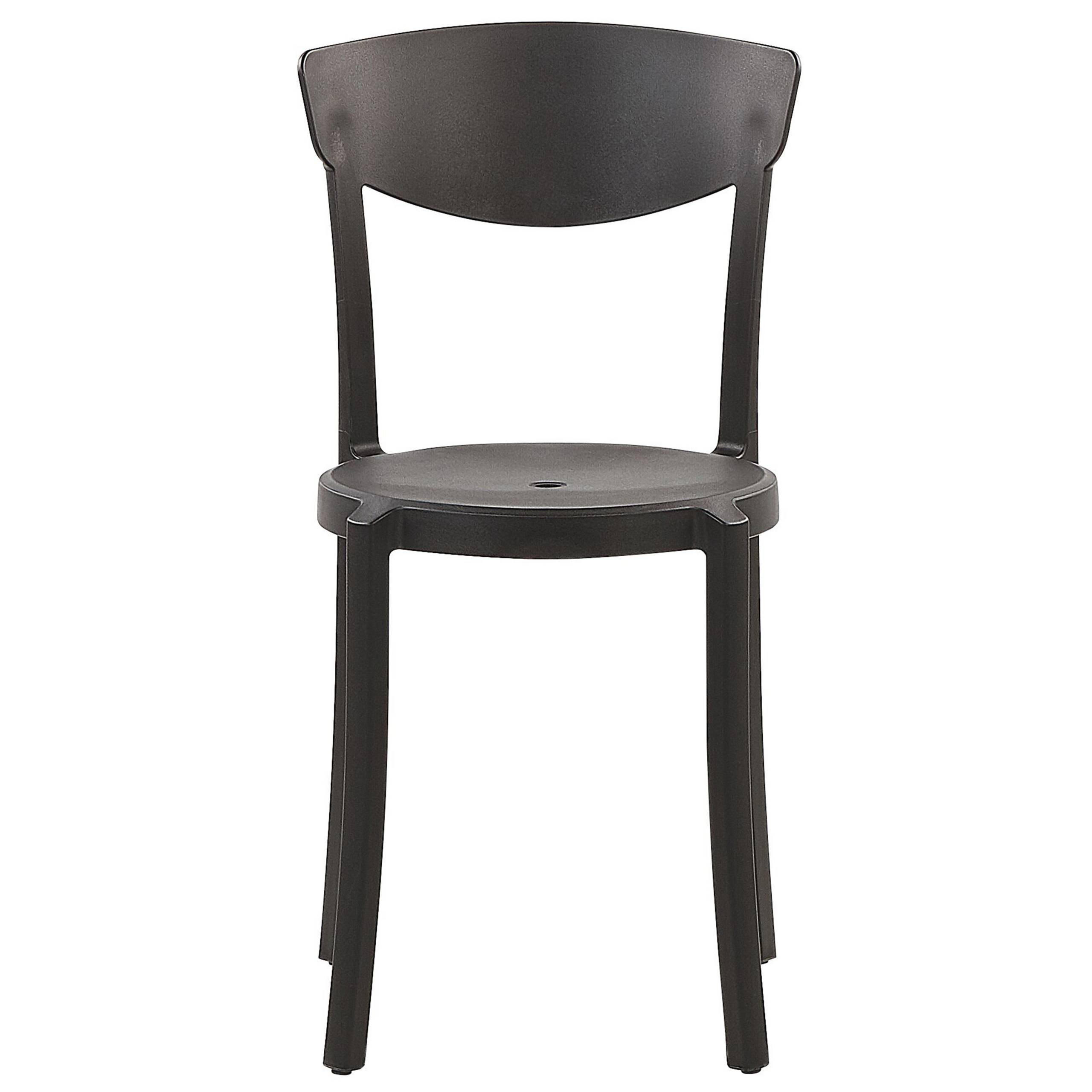 Beliani - Chaise de salle à manger Matière synthétique Noir VIESTE Beliani - Imagen 4