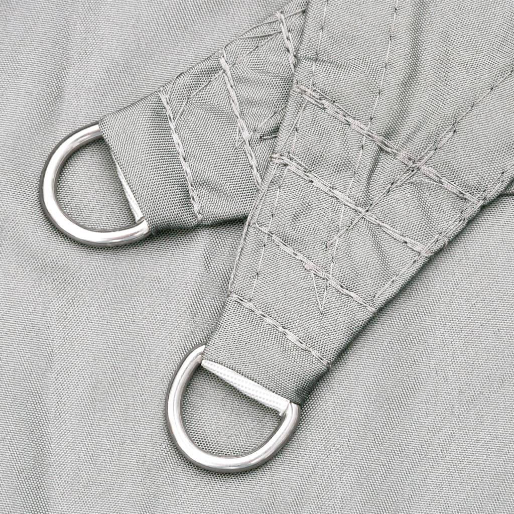 Voile d'ombrage - Voile solaire gris clair 3,6x3,6 m 100% polyester oxford - Image 5