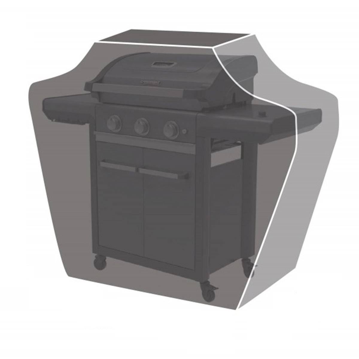 Campingaz - Housse Barbecue CAMPINGAZ "S" 102 x 122 x 62 cm Polyester noir Haute résistance - Image 3