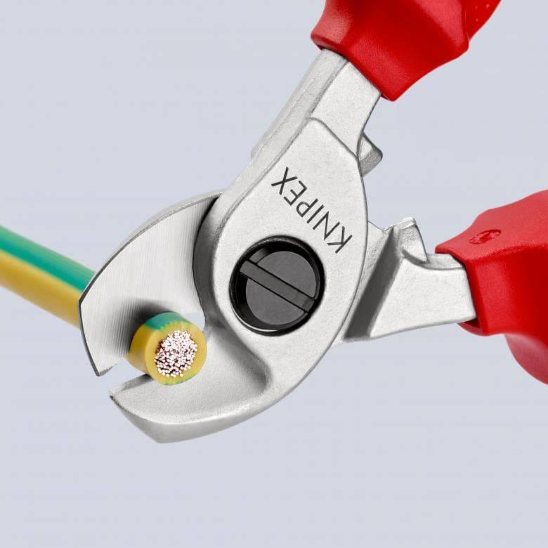 Knipex - Coupe-câbles KNIPEX à double tranchants - Isolés 1000 V - Ø 15 mm - 95 16 165 - Image 2