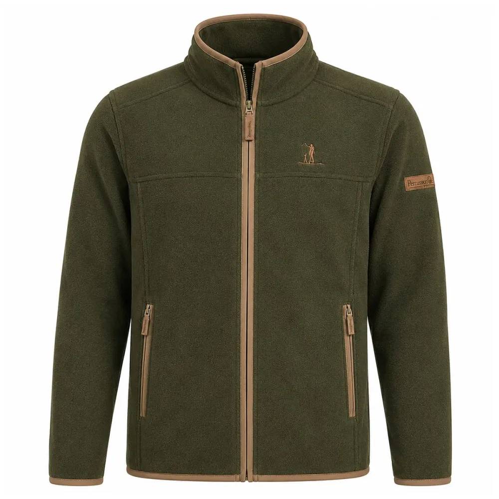 Blouson Scotland femme 4 poches zip polaire polyester kaki S à XL Percussion Taille L - Image 9