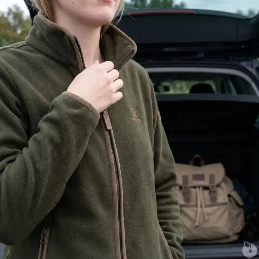Blouson Scotland femme 4 poches zip polaire polyester kaki S à XL Percussion Taille L - Image 4