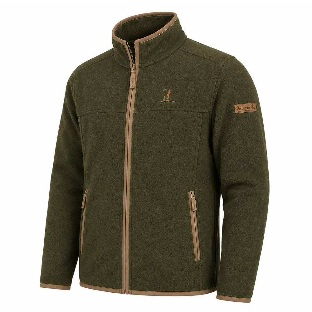 Blouson Scotland femme 4 poches zip polaire polyester kaki S à XL Percussion Taille L - Image 2