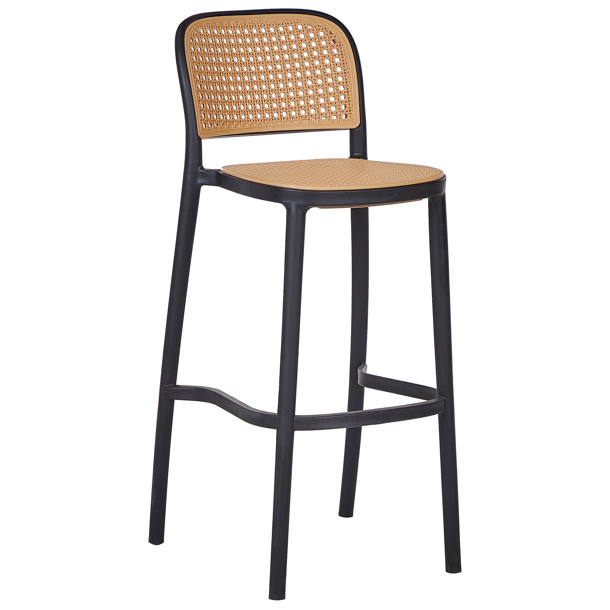 Beliani - Tabouret de bar Polypropylène Beige PLOSE - Beliani - Imagen 4