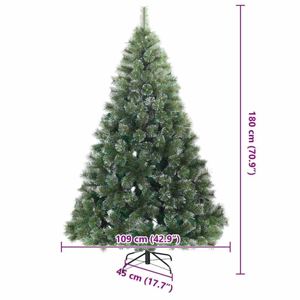 Vidaxl - Sapin de Noël artificiel à branches pliantes, duveteux de neige vidaXL 42019338 - Image 3