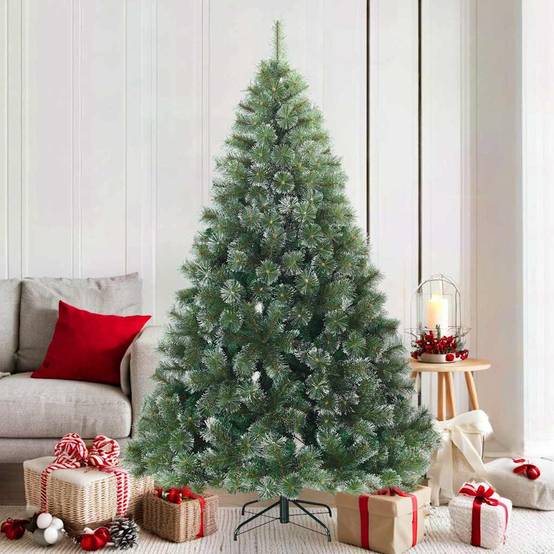 Vidaxl - Sapin de Noël artificiel à branches pliantes, duveteux de neige vidaXL 42019338 - Image 1
