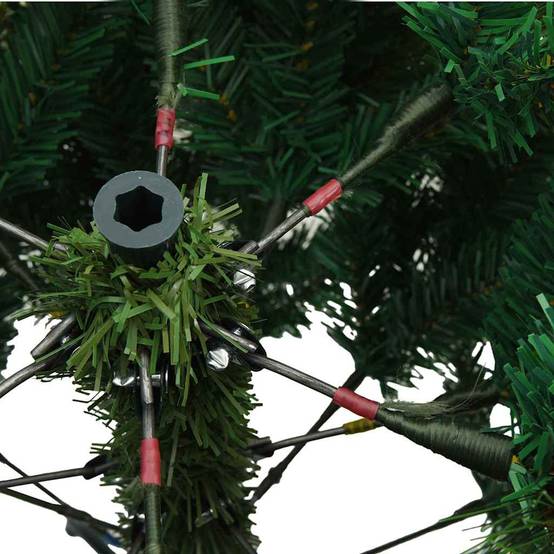 Vidaxl - Sapin de Noël artificiel à branches pliantes, duveteux de neige vidaXL 42019338 - Image 8