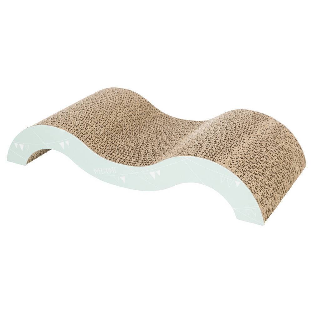 Trixie - Griffoir vague Junior pour chats, Dimensions: 38 × 7 × 18 cm - Imagen 1